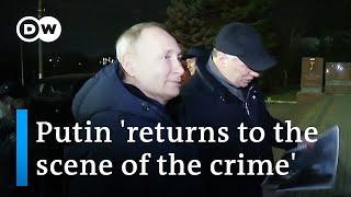 Putin makes spontaneous nighttime visit to Mariupol  DW News