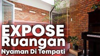 HUNIAN DENGAN BATA EXPOSE ELEGANT - Batu Alam Jakarta  MUGHNI STONE