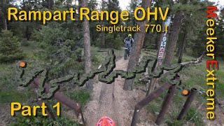 Rampart Range OHV Area 2023 - 770.I Bergen Rock Trail Singletrack from Dakan Rd - Part 1