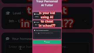 Is your kid tempted to cheat using AI?