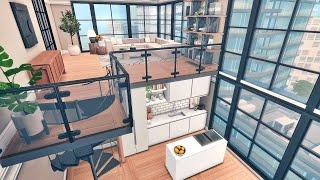 The Sims 4 Loft Apartment   701 Zenview  Speed Build + CC Links