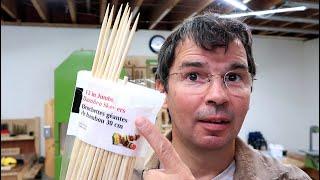 Bamboo skewers as 5mm dowels.  Any good?