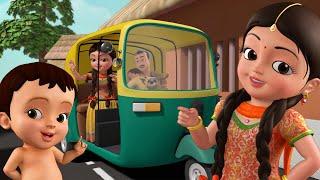 ऑटोरिक्शा आ गया - Auto rickshaw Song  Hindi Rhymes for Children  Infobells