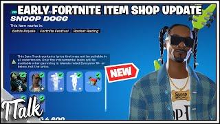 *NEW* TWO SNOOP DOGG SKINS Early Fortnite Item Shop Reset Fortnite Chapter 5