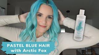 Dyeing my hair blue with Arctic Fox