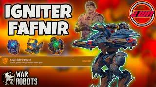 WR Igniter fafnir is still really GOOD war robots update 10.3 fafnir gameplay #warrobots