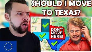 European Reacts The BEST areas to Move to in Texas From a Native Texan