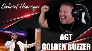 Golden Buzzer Gabriel Henriques - Run To You  Auditions  AGT 2023  REACTION