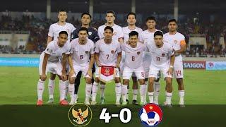 INDONESIA vs VIETNAM 4-0 agg QUALIFICATION WORLD CUP 2026 ROUND 2