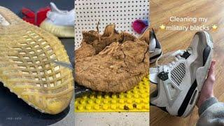 ASMR SNEAKER CLEANING COMPILATION  TIKTOK EDITION