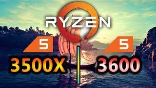 Ryzen 5 3500X vs Ryzen 5 3600  Mega PC Gameplay Benchmark Test in 21 Games