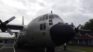 Lockheed C-130 Hercules TNI AU Walkaround Video DJI Osmo Pocket