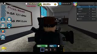 Roblox Mall security simulator cirminal hunting with my friends