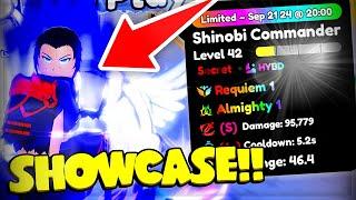  LETS GOOOOOOOOOOO FINALLY NEW SKIN  SHINY SHINOBI COMMANDER IS MADARA?  TRY SHOWCASING HIM