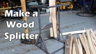How to Make a DIY Kindling Splitter from Rebar