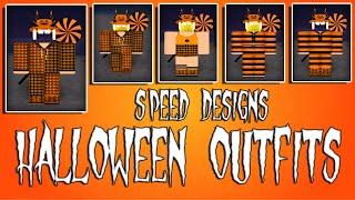 DESIGNING ROBLOX HALLOWEEN OUTFITS  Fo_ods