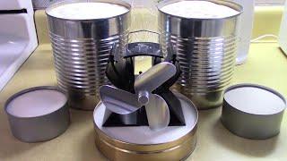 Homemade Salt Batteries running thermo-electric fans Easy DIY strong breeze salt & sand batteries