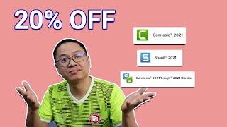 20% Off Camtasia 2021 Snagit 2021 and Special Bundle Discount Coupon Code