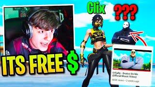 Clix Puts TOXIC Youtuber in Place during 1v1 after BRAGGING about VIRAL Disstrack Fortnite