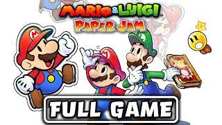 Mario & Luigi Paper Jam HD - FULL GAME - No Commentary Longplay