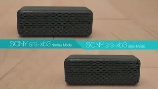 SONY SRS-XB3 Normal Bass Mode vs SONY SRS-XB3  Extra Bass Mode  Bluetooth Speaker Review