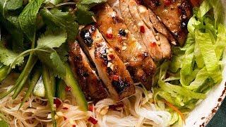 Vietnamese Noodles with Lemongrass Chicken