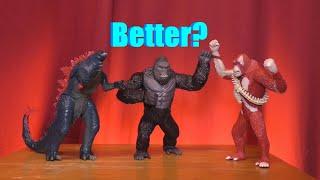 Did Playmates Improve the GODZILLA X KONG Battle Roar Figures? quick review