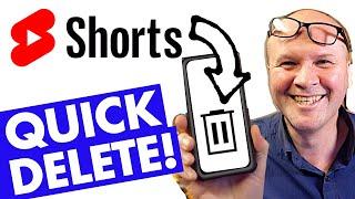 How to delete YouTube SHORTS videos