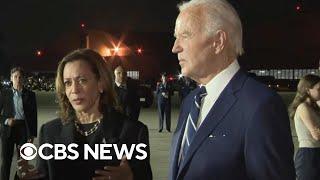 Biden Harris speak on U.S. Russia prisoner swap