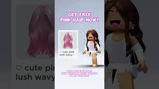 HURRY GET FREE PINK HAIR NOW🩷 #roblox #flarentia #tutorial #shorts #freerobloxhair