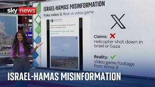 Israel-Hamas war Fake conflict videos viewed millions of times on social media