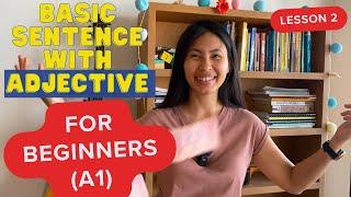 Beginners A1 Basic Sentence Order + adjective in Thai - Lesson 2