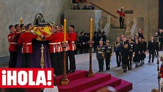 La Familia Real británica hace piña en el recorrido por Londres del cortejo fúnebre de Isabel II