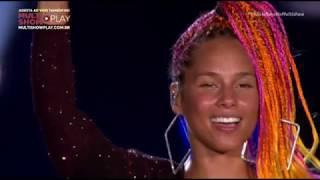 Alicia Keys - No One Empire State of mind Live From Rock In Rio Brazil