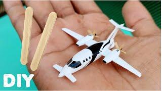 PIAGGIO P-180  build aircraft model out of ice cream sticks