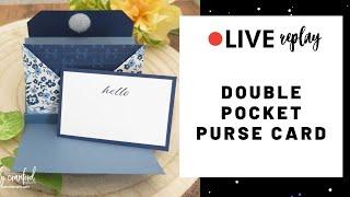 Double Pocket Purse Fun Fold Card