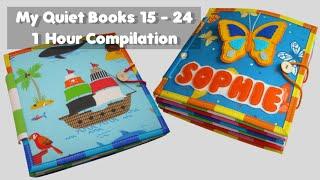 1 Hour Compilation  My Quiet Books 15 - 24