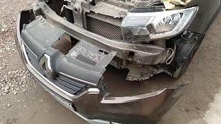 Removing the bumper on Renault Dachia Logan 2Sandero 2