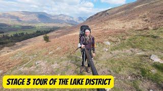 3. Hiking a forest mountain pass. Views of Sellafield power station Seascale nuclear disaster site.