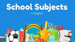 School Subjects In English  English Vocabulary