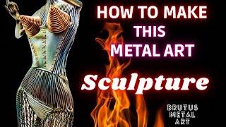 This Metal Art Sculpture is HOT 