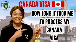 CANADA VISA How long it took me to get my school and visa application approved