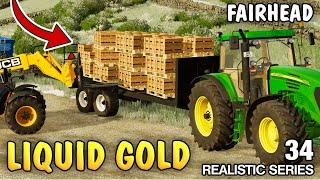 LIQUID GOLD  Lets Play Fairhead Realistic FS22- Episode 34
