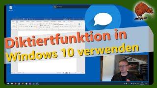Windows 10   Spracherkennung und Diktierfunktion verwenden