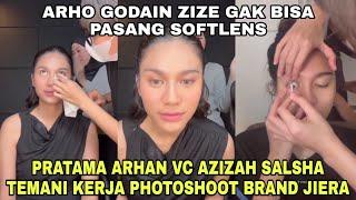 Momen Ngakak Azizah Salsha Gak Bisa-Bisa Masang Softlens Pratama Arhan Dejavu Sebelum Nikah Sayang