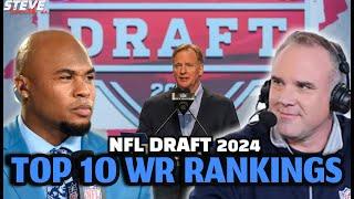 Steve Smith Sr.s Top 10 WR Rankings with NFL Networks Lance Zierlein  2024 NFL Draft