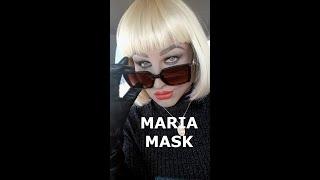 Realistic silicone female mask Maria with blonde wig