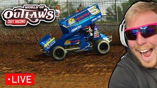 LIVE - WORLD OF OUTLAW DIRT RACING - YOUTUBE MEMBERS 1C RACES