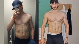 4 Month Natural Body Transformation  Skinny To Muscular