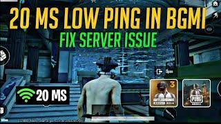 20 MS contant ping in BGMI & PUBG  Network Issue Fix 2024  High Ping Problem Fix  Best Gaming Dns